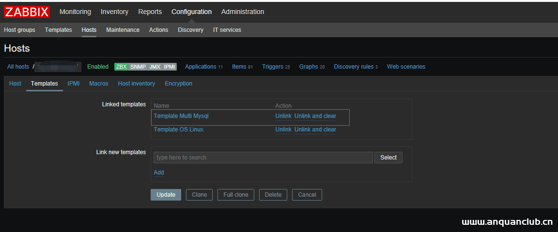 图片[3]-Zabbix实现监控多个mysql过程解析_zabbix-渗透云记 - 专注于网络安全与技术分享