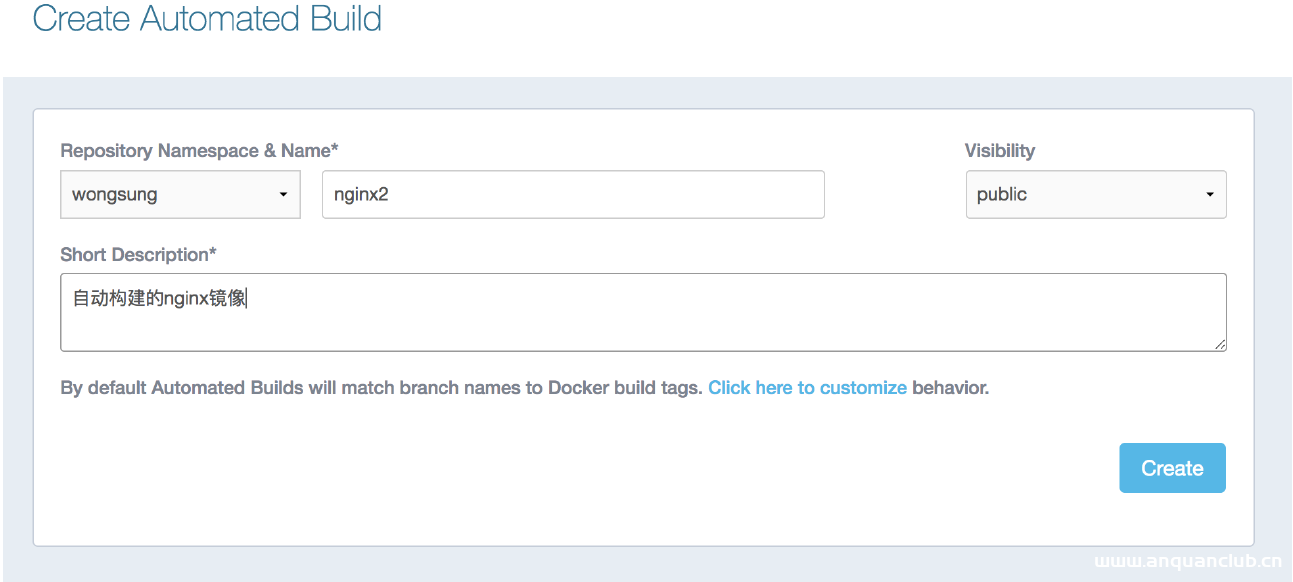 图片[5]-Docker自动化构建Automated Build实现过程图解_docker-渗透云记 - 专注于网络安全与技术分享
