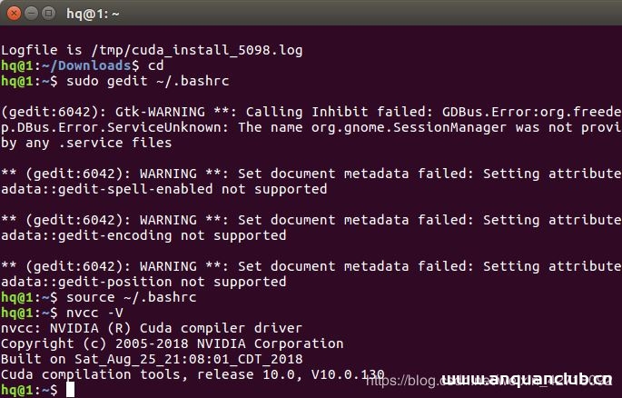 图片[7]-Ubuntu下安装CUDA10.0以及问题_Linux-渗透云记 - 专注于网络安全与技术分享