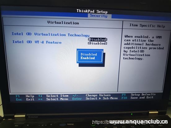图片[6]-Thinkpad VMware 安装虚拟机出现此主机支持 Intel VT-x,但 Intel VT-x 处于禁用状态（问题解决方法）_VMware-渗透云记 - 专注于网络安全与技术分享