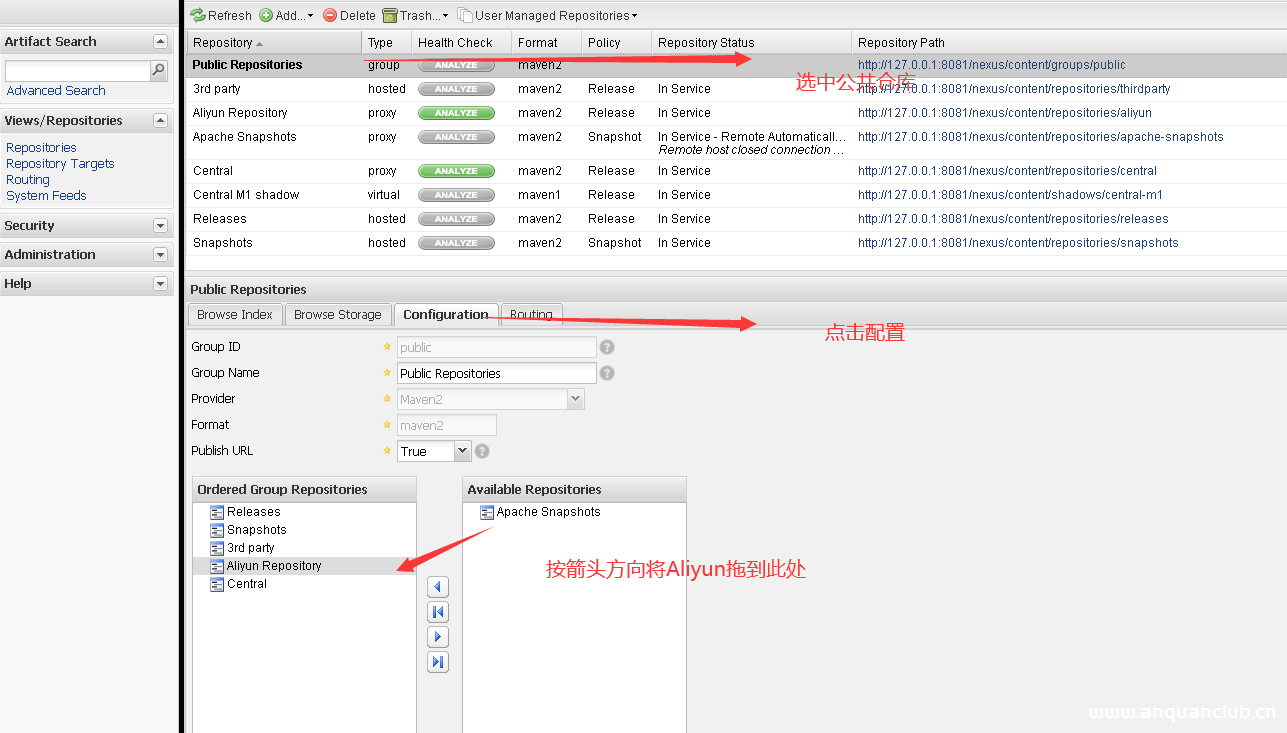 图片[3]-基于Nexus实现配置阿里云代理仓库过程解析_服务器其它-渗透云记 - 专注于网络安全与技术分享