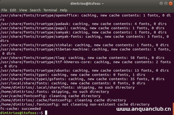 图片[3]-基于 Ubuntu 的发行版上安装微软 TrueType 字体的教程_Linux-渗透云记 - 专注于网络安全与技术分享