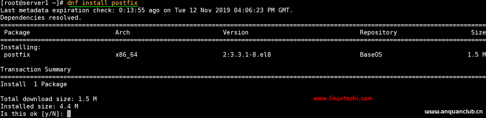 如何在CentOS8上安装和配置Postfix邮件服务器的方法示例_Linux-渗透云记 - 专注于网络安全与技术分享