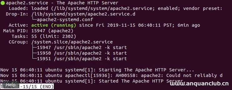 图片[2]-Ubuntu 18.04上安装Apache、MySQL、PHP、LAMP的完整教程_Linux-渗透云记 - 专注于网络安全与技术分享
