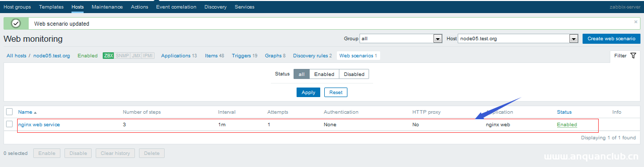 图片[15]-分布式监控系统之Zabbix主动、被动及web监控的过程详解_zabbix-渗透云记 - 专注于网络安全与技术分享