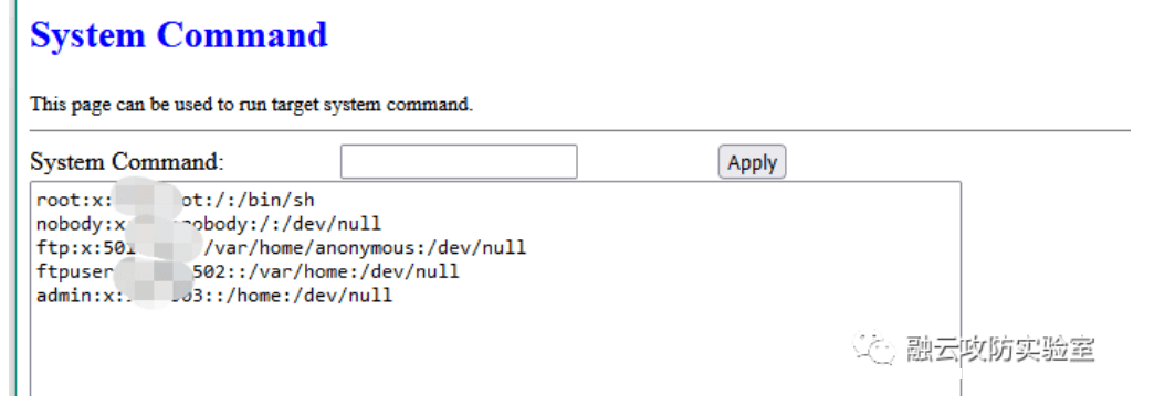 图片[2]-Sapido 多款路由器 远程命令执行漏洞-渗透云记 - 专注于网络安全与技术分享