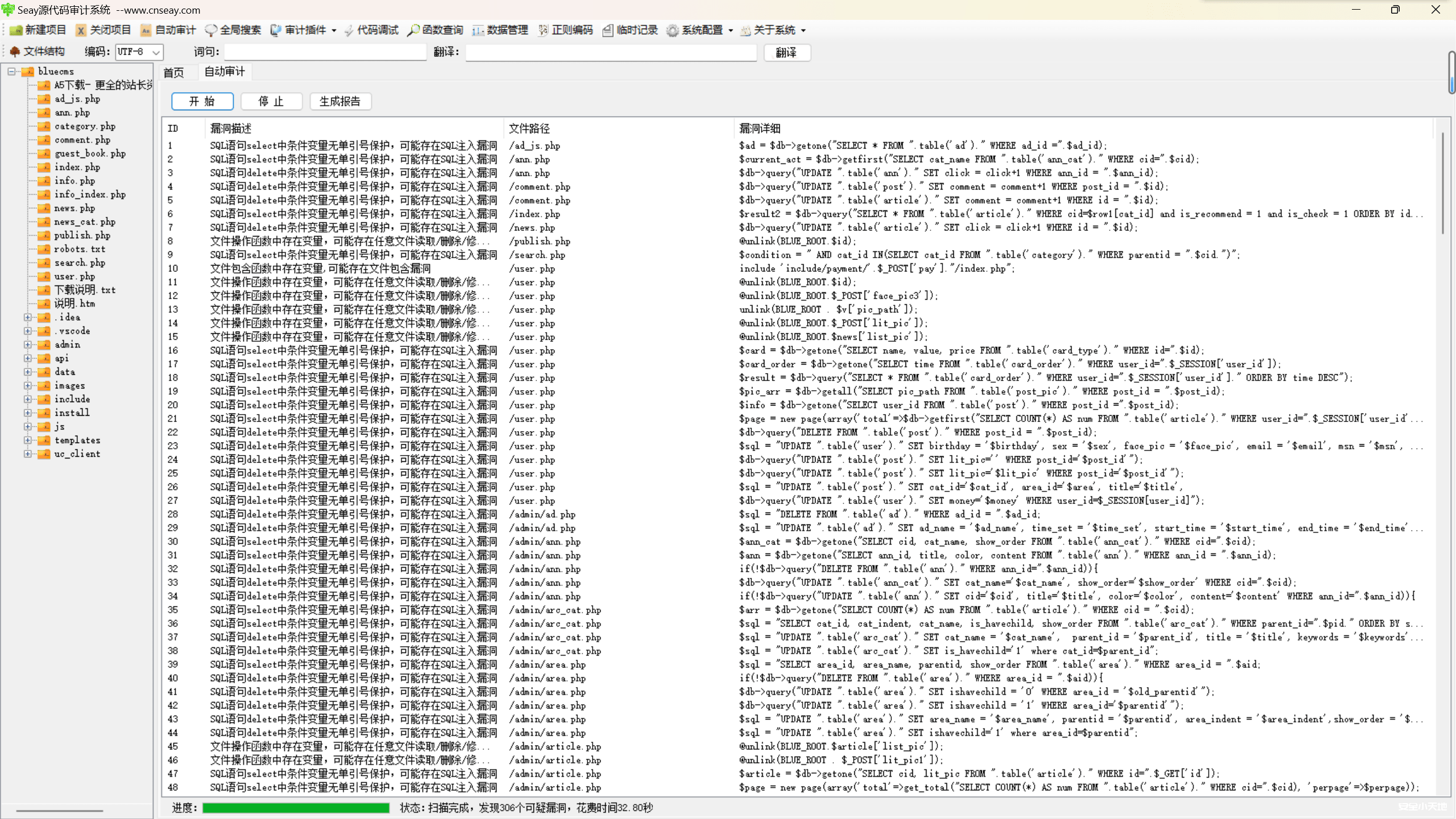 图片[3]-Bluecmsv1.6-代码审计-渗透云记 - 专注于网络安全与技术分享