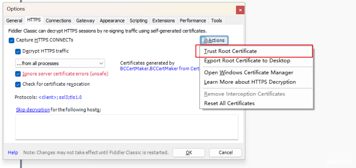 图片[3]-fiddler联动burp抓包小程序-渗透云记 - 专注于网络安全与技术分享