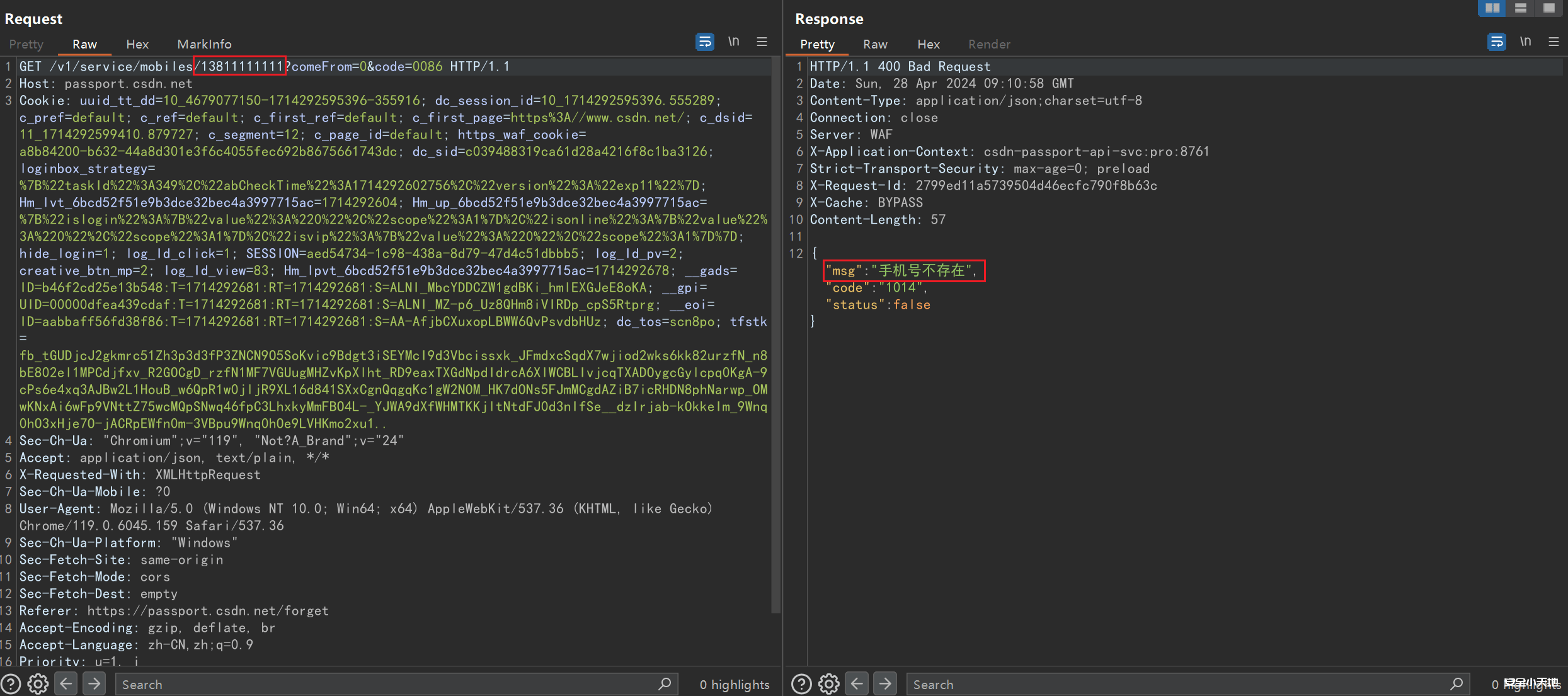 图片[3]-溯源小技巧之蜜罐抓取的脱敏手机号的还原思路-渗透云记 - 专注于网络安全与技术分享
