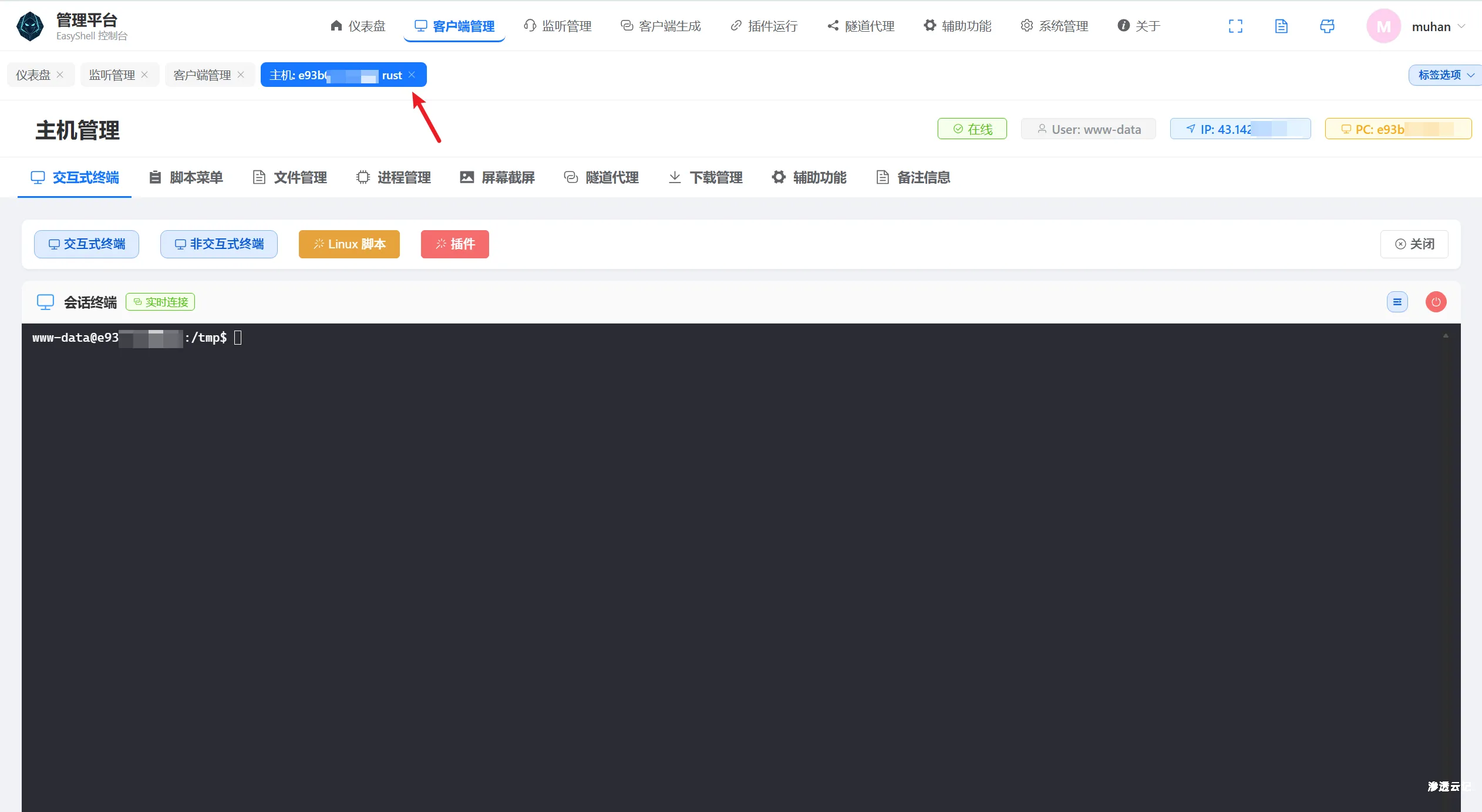 【工具更新】EasyShell v2.3 版本更新，1. 新增win进程注入、2. 优化页面布局、3. 修复kcp协议偶尔离线的bug-渗透云记 - 专注于网络安全与技术分享