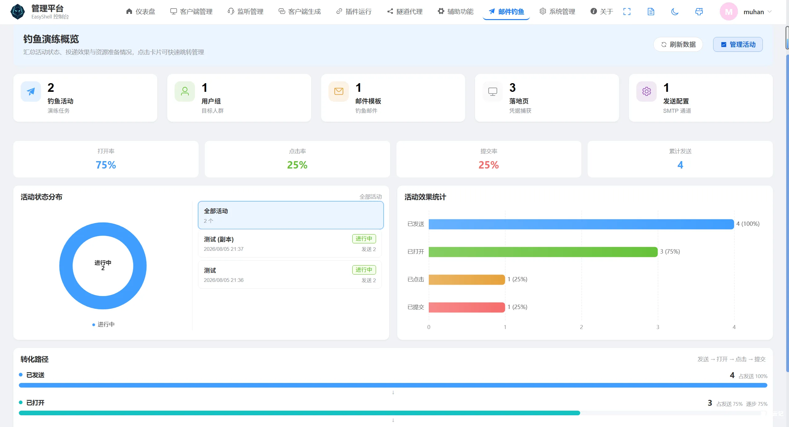 图片[20]-【工具更新】EasyShell v2.6 版本更新，1. 新增邮件钓鱼模块，支持stageless客户端一键添加邮件压缩包、2.修复shellcode内存告警情况等bug-渗透云记 - 专注于网络安全与技术分享